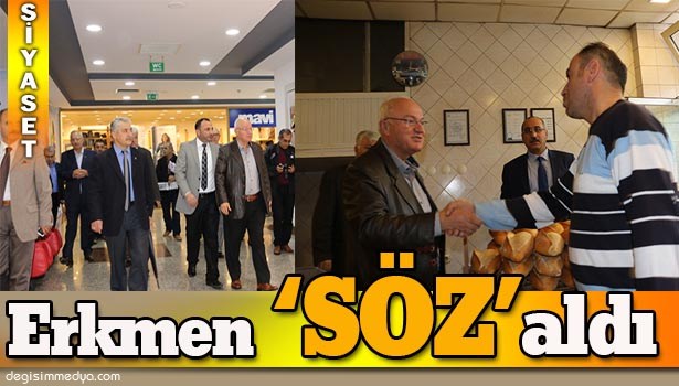 EREĞLİ'DE MHP ADAYI ERKMEN DESTEK İSTEDİ