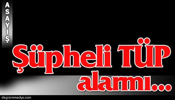 EREĞLİ SAHİLİNDE ŞÜPHELİ TÜP ALARMI