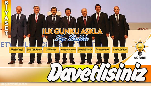 AK PARTİ ZONGULDAK MİLLETVEKİLLERİ ADAY TANITIM TOPLANTISI YAPILACAK