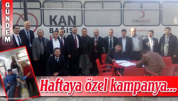 DİN GÖREVLİLERİ HAFTASINDA KAN BAĞIŞI