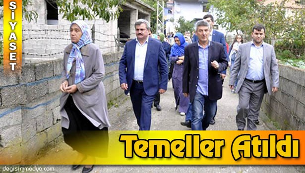 ÇATUROĞLU, KİLİMLİDE İLK TEMELİNİ ATTI