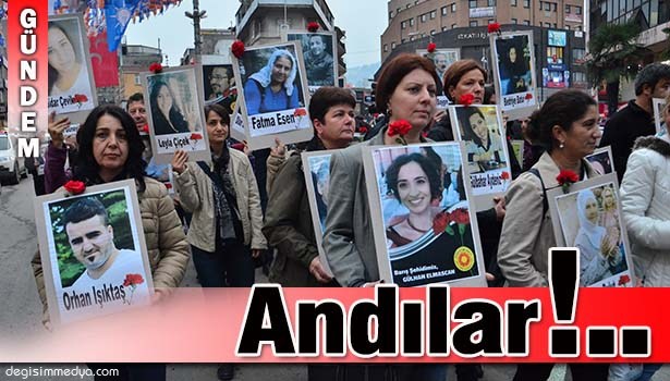 ANKARA'DAKİ SALDIRIDA HAYATINI KAYBEDENLERİ ANDILAR