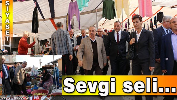 ÇAKAN, PAZARYERİNDE SEVGİYLE KARŞILANDI