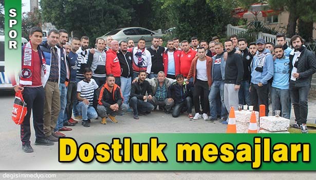 ZONGULDAK'TA İKİ TARAFTAR GRUBU BİR ARAYA GELDİ