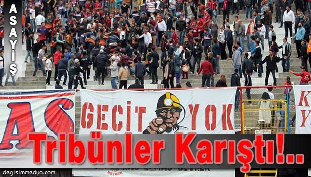 3. LİG MÜCADELESİNDE TRİBÜNLER KARIŞTI