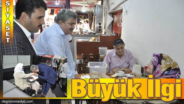 ÇATUROĞLU'NA EREĞLİ'DE BÜYÜK İLGİ VARDI