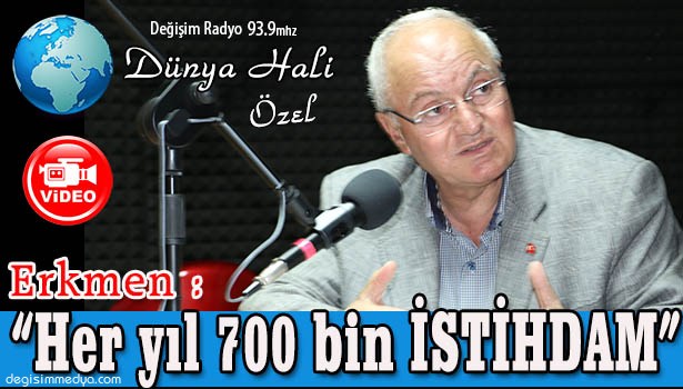 ERKMEN DEĞİŞİM RADYO'DA PROJELERİNİ ANLATTI