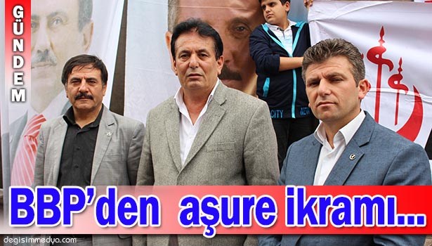 BBP EREĞLİ'DE AŞURE DAĞITTI