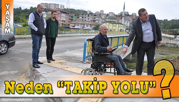 GÖRME ENGELLİLERE, KABARTMALI TAKİP YOLU