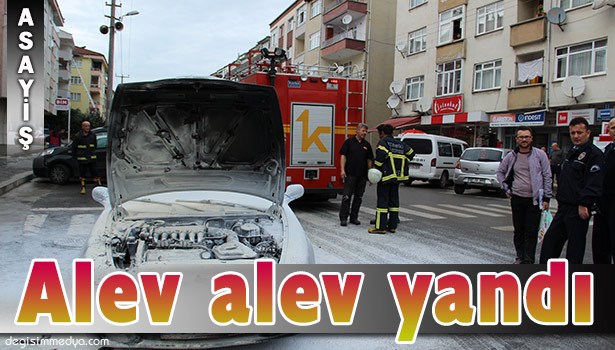 SEYİR HALİNDEYKEN YANDI