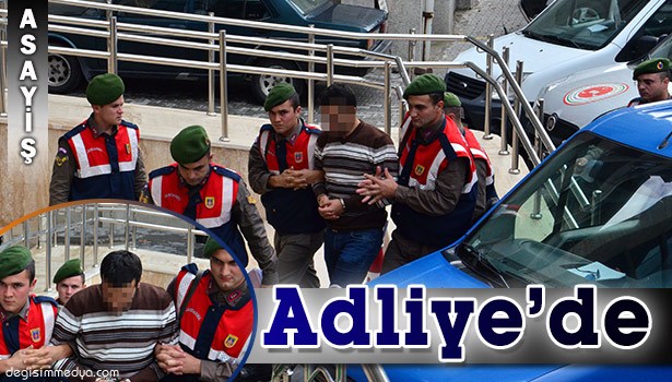 EŞİNİ BIÇAKLAYARAK ÖLDÜREN KOCA ADLİYEYE ÇIKARTILDI