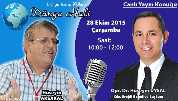 KDZ EREĞLİ BELEDİYE BAŞKANI "DEĞİŞİM" DEN SESLENECEK