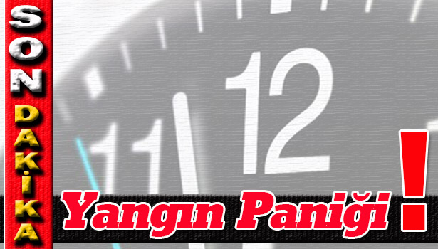 EREĞLİ'DE YANGIN PANİĞİ