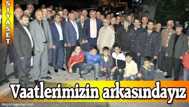 AK PARTİ MİTİNGLERİNE YOĞUN İLGİ