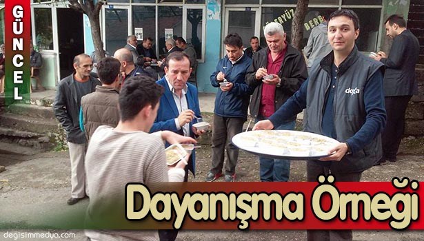GÖKÇEBEY DAĞDEMİRCİLER KÖYÜ SAKİNLERİNDEN AŞURE DAYANIŞMASI