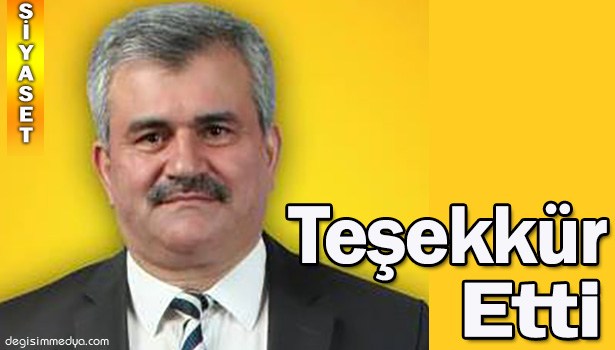 AK PARTİ ZONGULDAK MİLLETVEKİLİ ÇATUROĞLU, TEŞEKKÜR ETTİ