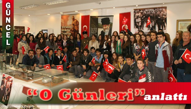 SON GAZİ'NİN OĞLU SERGİSİNİ ÖĞRENCİLERLE BULUŞTURDU