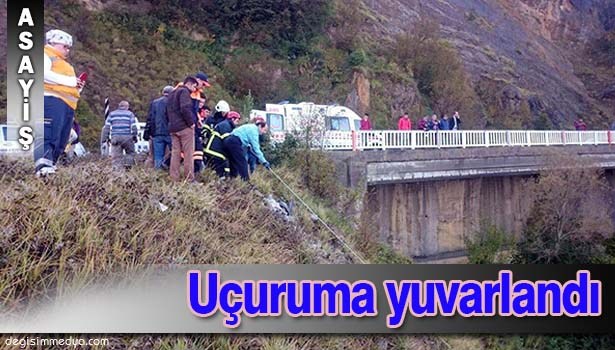 MANZARA SEYREDERKEN UÇURUMA YUVARLANDI