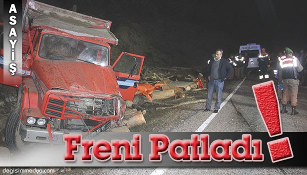 KAMYON DEVRİLDİ: 2 ÖLÜ, 4 YARALI