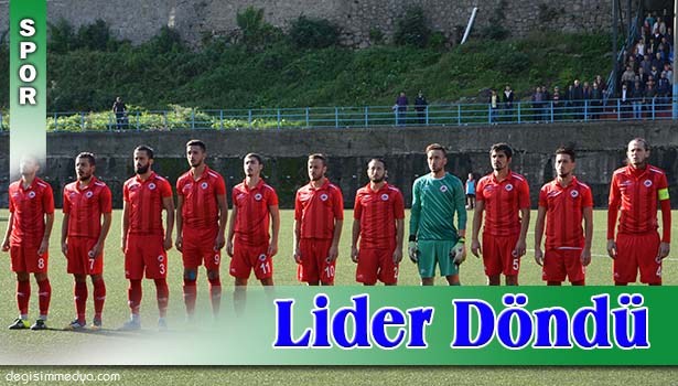 KARADENİZ EREĞLİ BELEDİYESPOR İSTANBUL'DAN LİDER DÖNDÜ