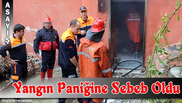 ATIL BİNADA ÇIKAN YANGIN PANİĞE SEBEP OLDU