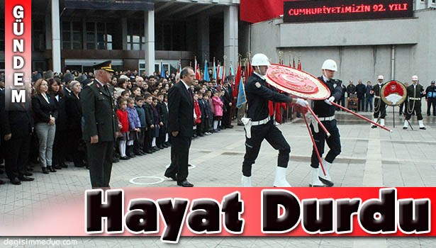 ZONGULDAK'TA 10 KASIM TÖRENİ YAPILDI