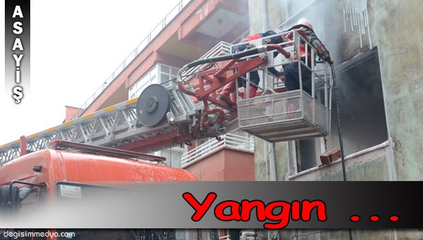 ZONGULDAK'TA EV YANGINI KORKUTTU