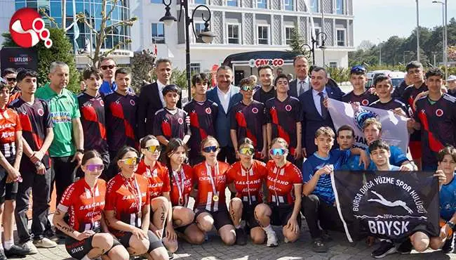 2026 Duatlonu Coşkusuna yoğun katılım