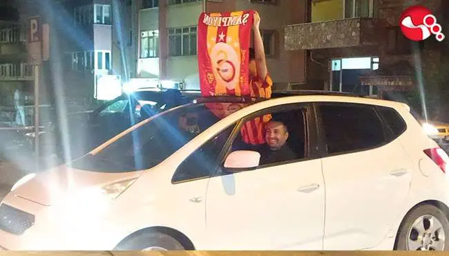 Taraftarlardan galibiyet sevinci