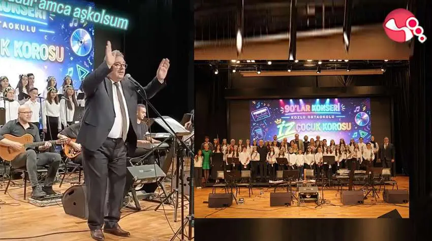 Öğrencileriyle şarkı söyledi,sosyal medyayı salladı