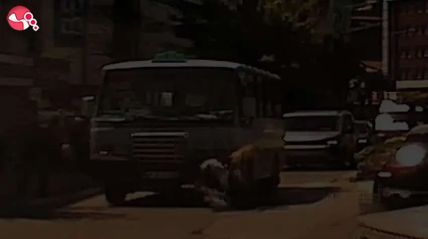 İşte o  kazanın görüntüleri....