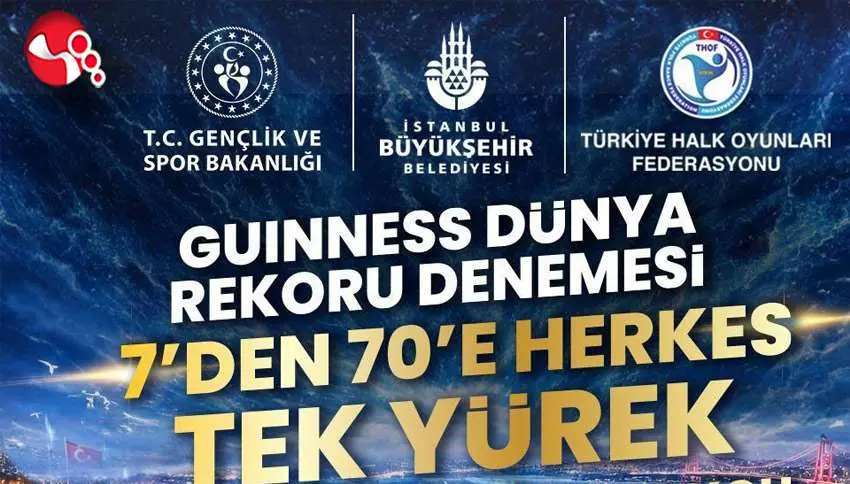 Zonguldaktan Guinnes rekoruna büyük destek