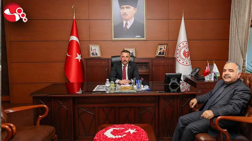 Vali Hacıbektaşoğlu, İl Müftüsü Demiri kabul etti