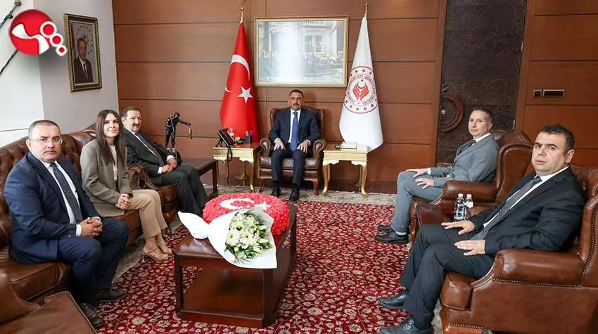 Vali Hacıbektaşoğlu, Çevre heyetini ağırladı