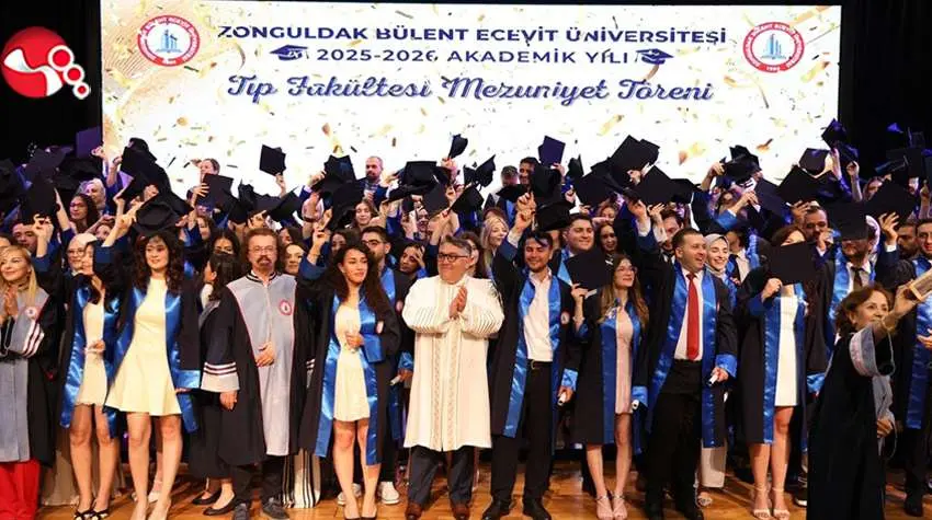 BEUNDA GENÇ DOKTORLARIN MEZUNİYET SEVINCI....