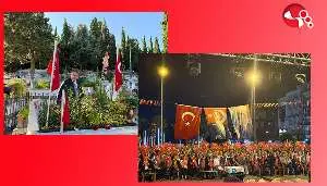 EREĞLİDE 15 TEMMUZ  DEMOKRASİ VE MİLLİ GÜNÜNE YOĞUN KATILIM