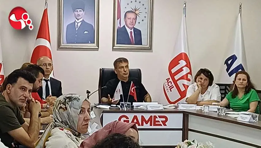 Sel felaketlerine karşı masabaşı tatbikat...