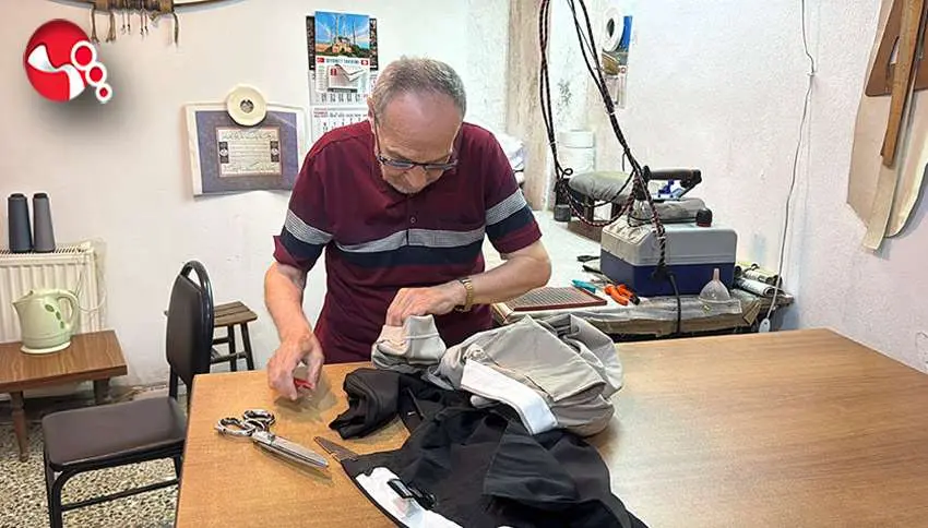 61 yıldır iğne ipliği elinden bırakmadı