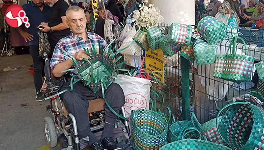 Madencinin azmi çrnek oluyor