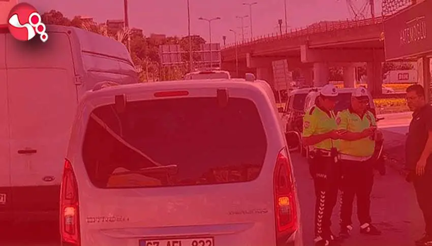 3 araçlı trafik kazası...