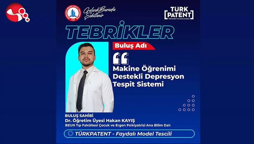 BEUN akademisyenin geliştirdiği buluş TÜRKPATENT tarafından tescillendi