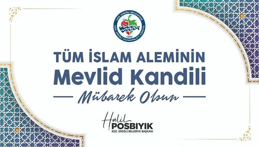 Başkan Posbıyık, Mevlid Kandili Mesajı yayımladı