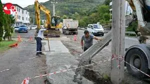 YOL GENİŞLETME ÇALIŞMALARI BAŞLADI....