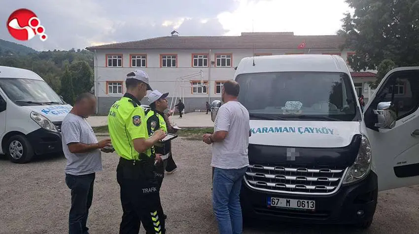 Okul Servislerine denetimler devam ediyor