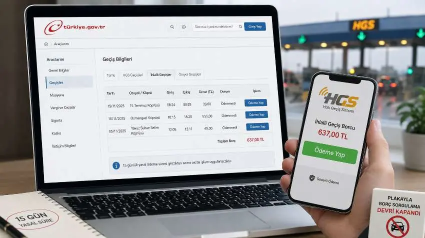 ARAÇ SAHİPLERİNİN DİKKATİNE Plakayla Borç Sorgulama Devri Kapandı