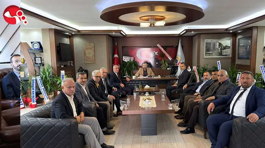 ŞOFÖRLER VE OTOMOBİLCİLER ESNAF ODASI YÖNETİMİNDEN BAŞKAN BALCIYA ZİYARET