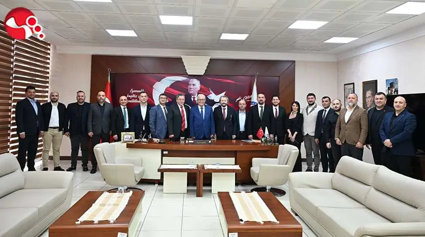 BAŞKAN POSBIYIK, ETSO ÜYELERİNİ MAKAMINDA AĞIRLADI