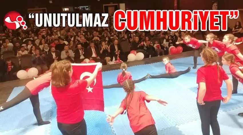 KENT EĞİTİM KOLEJİNDE UNUTULMAZ  ‘CUMHURİYET KUTLAMASI….