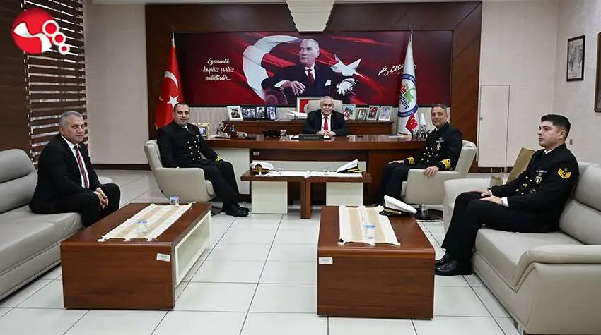 TCG DOĞANAY KOMUTANLARINDAN KDZ. EREĞLİ BELEDİYESİNE ZİYARET