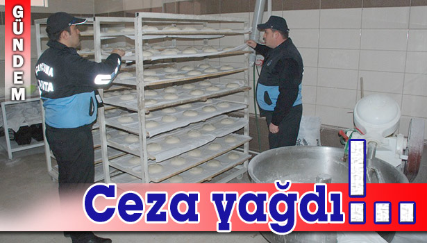 ÇAYCUMA'DA FIRINLAR VE PASTANELER DENETLENDİ